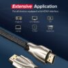 4K HDMI to HDMI 2.0 Cable Cord for PS4 and Apple TV